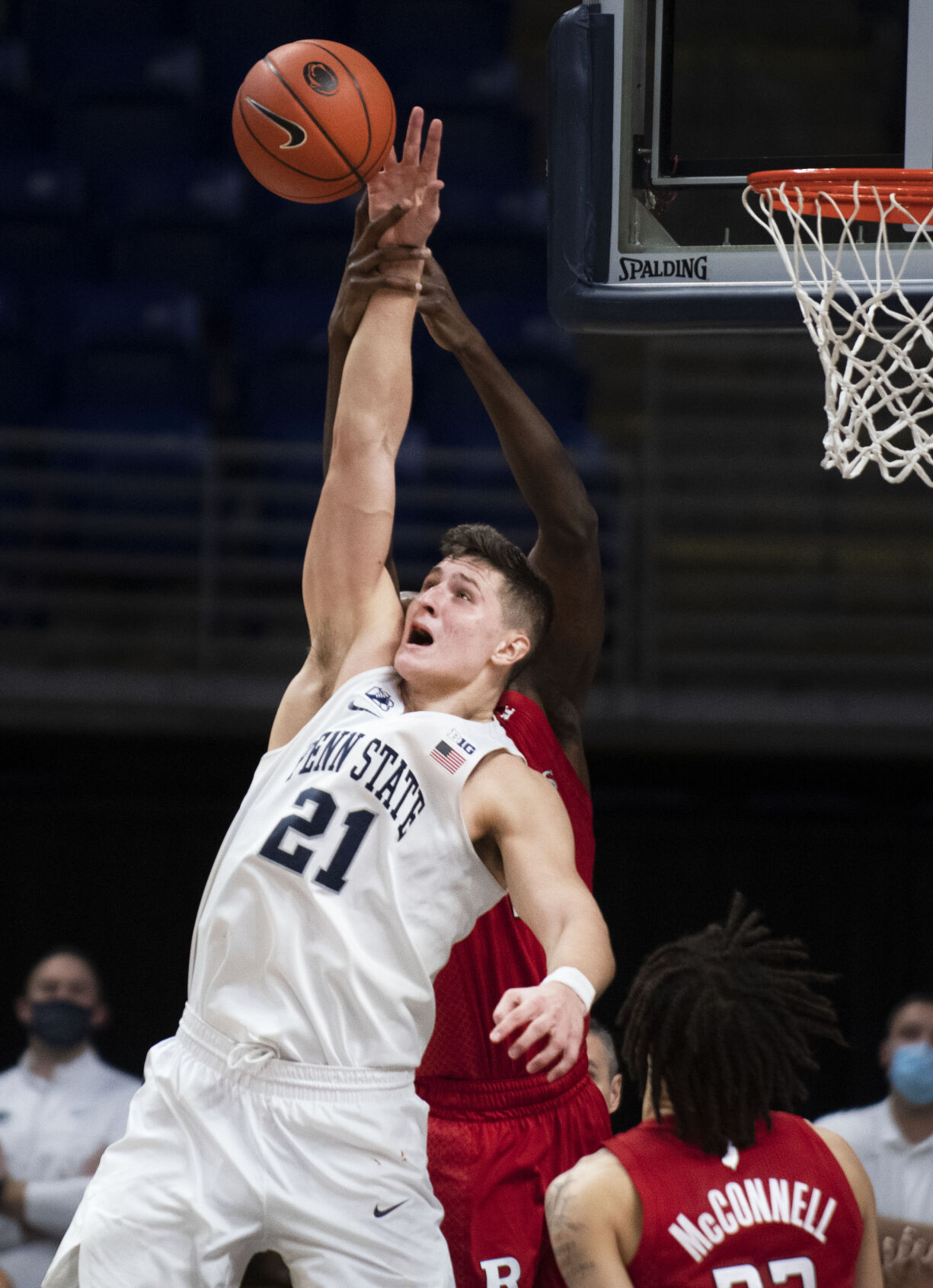Penn State Men's Basketball vs Rutgers, Harrar (21)